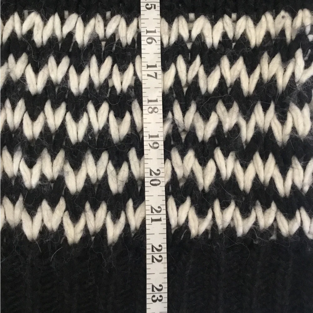 Ba&sh colorblock soft sweater LARGE Made in Italy